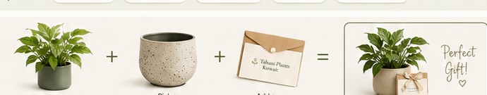 Plant and pot bundle
