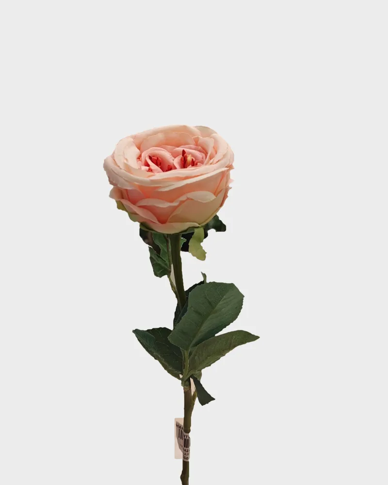 Artificial Flower Rose Peach #53422