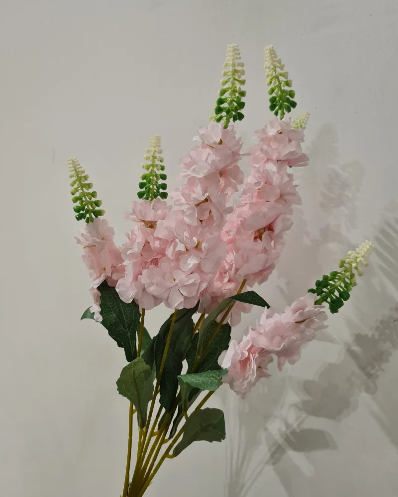 Artificial Flower Delphinium Light Pink #52015