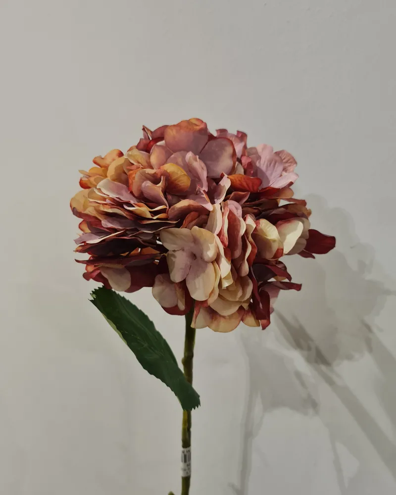 Artificial Flower Hydrangea Brown #50780