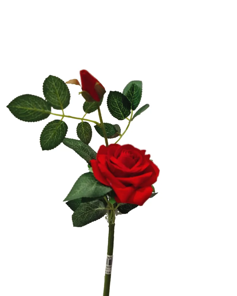 Artificial Flower Rose Red #50761
