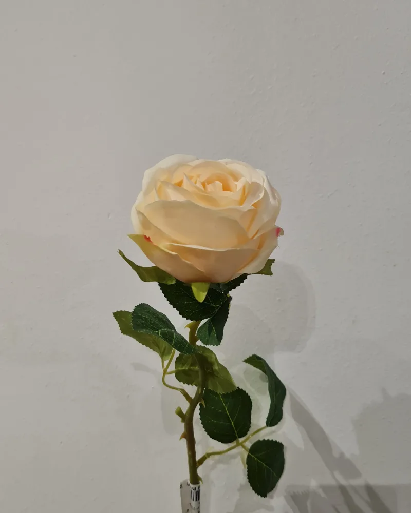 Artificial Flower Rose Peach #50777