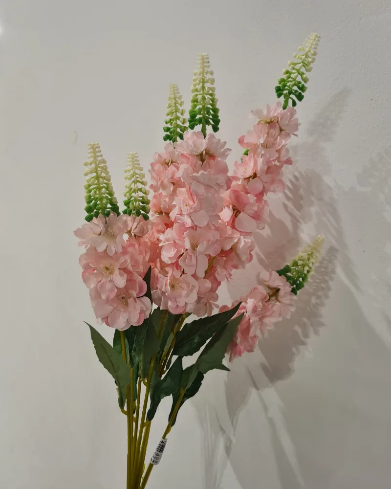 Artificial Flower Delphinium Pink #52015